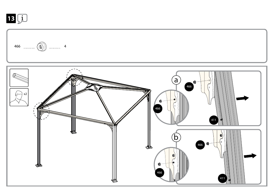 Poly-Tex Palermo - Gazebo 3600 User Manual | Page 20 / 29