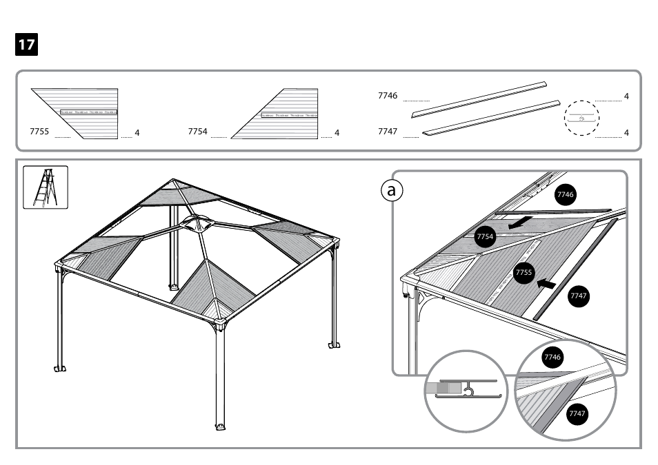 Poly-Tex Palermo - Gazebo 3600 User Manual | Page 24 / 29