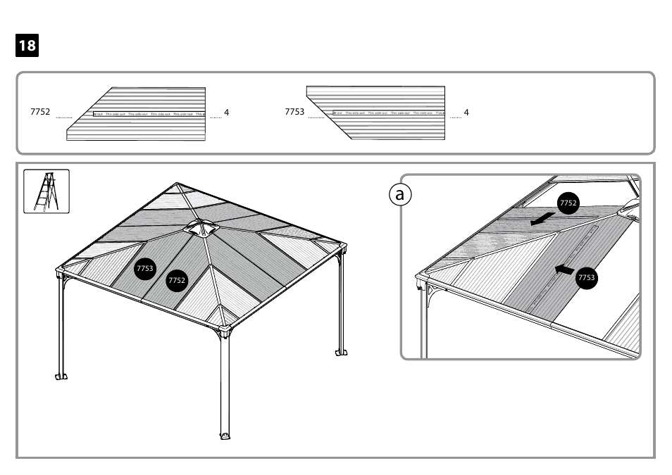 Poly-Tex Palermo - Gazebo 3600 User Manual | Page 25 / 29