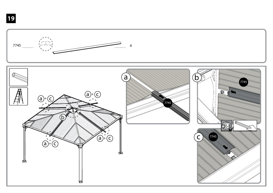 Ac b | Poly-Tex Palermo - Gazebo 3600 User Manual | Page 26 / 29