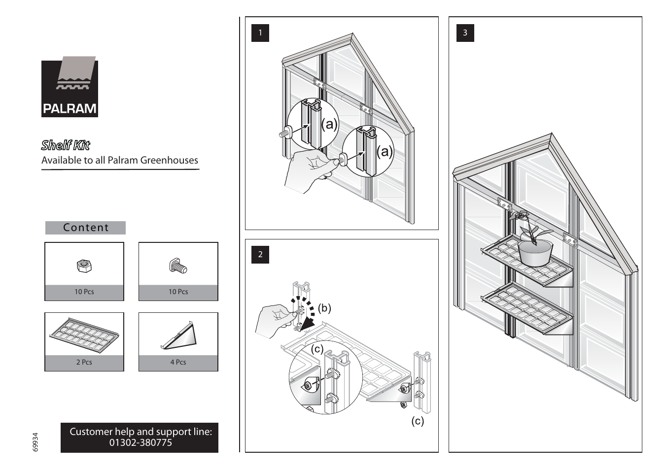 Poly-Tex Shelf Kit User Manual | 1 page