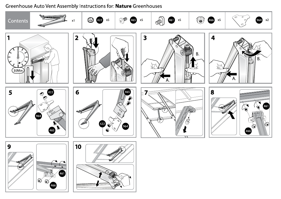 Poly-Tex Automatic Vent Opener For All PALRAMs Greenhouses User Manual | Page 4 / 4