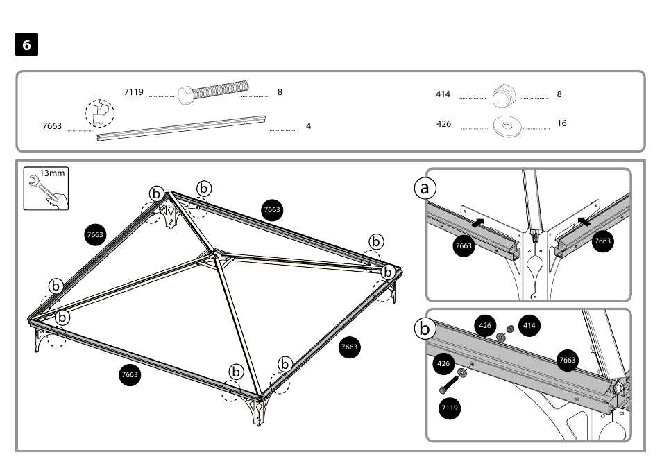 Poly-Tex Palermo - Gazebo 3000 User Manual | Page 16 / 30