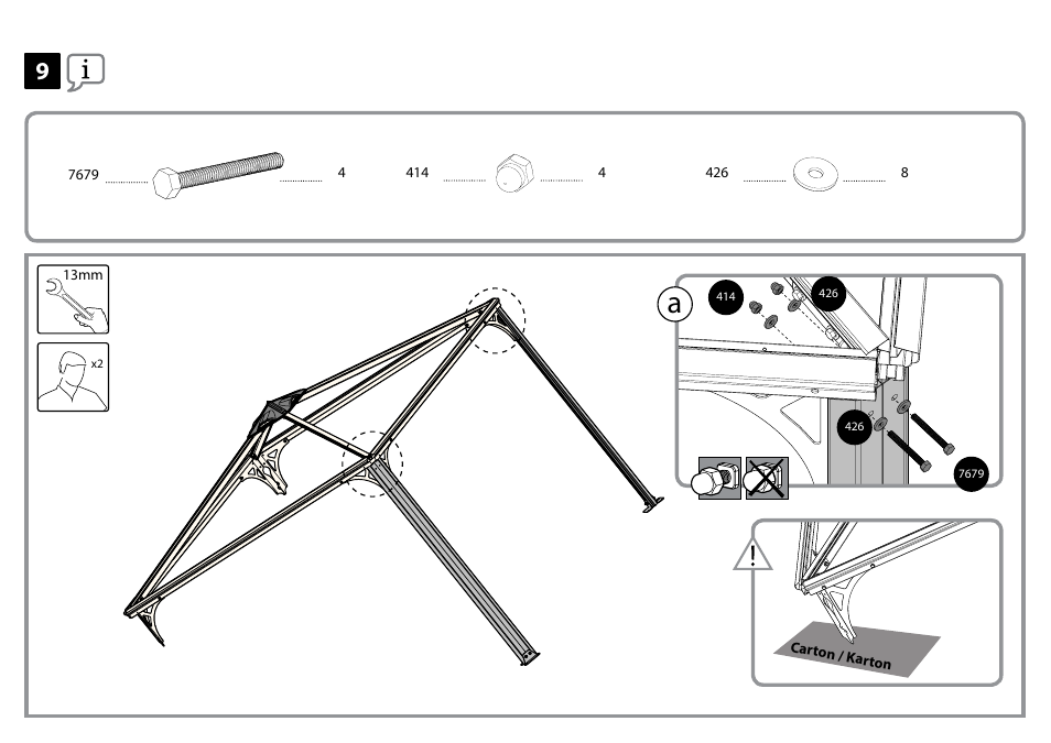 Poly-Tex Palermo - Gazebo 3000 User Manual | Page 19 / 30