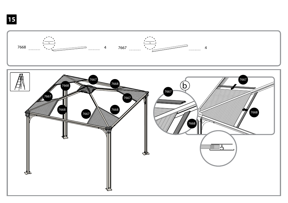 Poly-Tex Palermo - Gazebo 3000 User Manual | Page 25 / 30