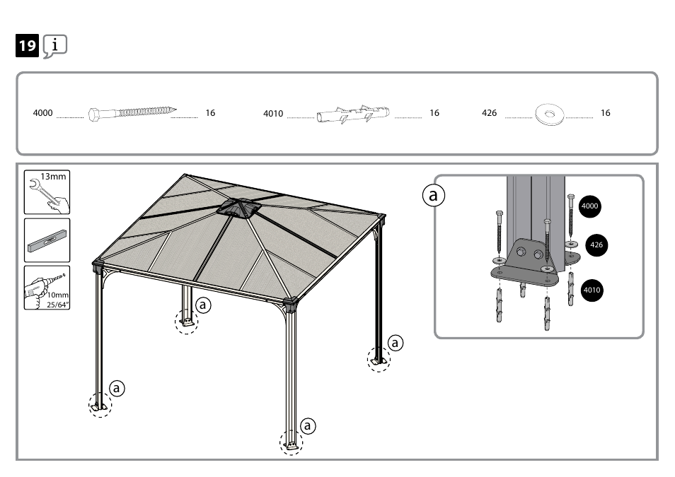 Poly-Tex Palermo - Gazebo 3000 User Manual | Page 29 / 30