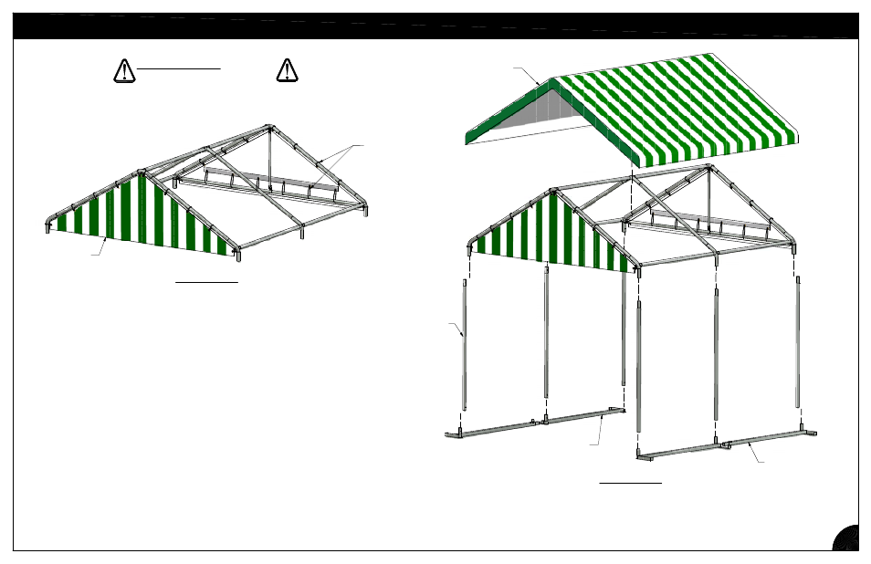 Frame assembly, Figure 1 figure 2 | Poly-Tex CC5000 User Manual | Page 7 / 11
