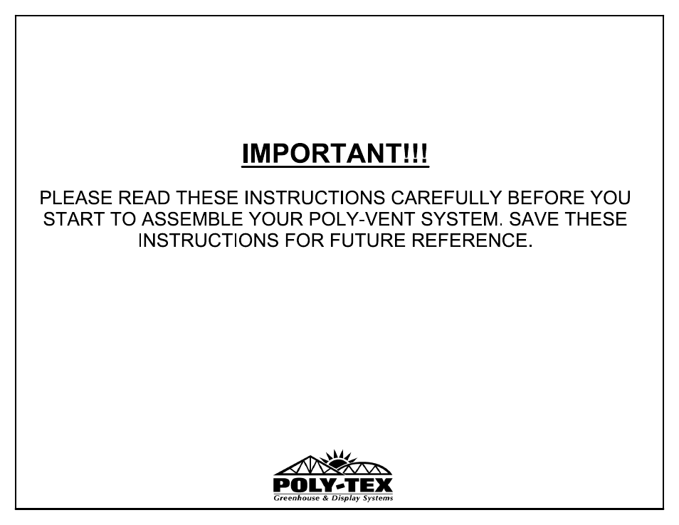 Pv-pg 2 | Poly-Tex Poly-Vent User Manual | Page 2 / 26