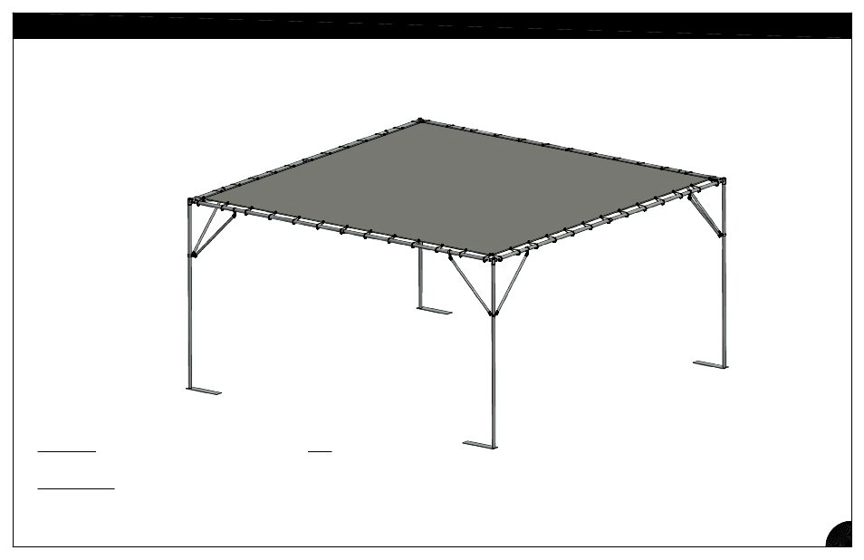 Shade cloth installation | Poly-Tex SUN SHADOW shade structure system User Manual | Page 10 / 11