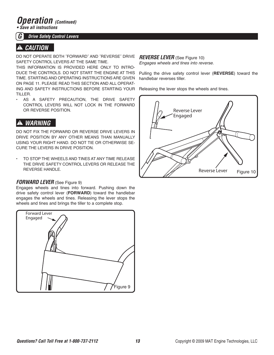 Operation, Caution, Warning | Powermate P-RTT-196MD User Manual | Page 14 / 52