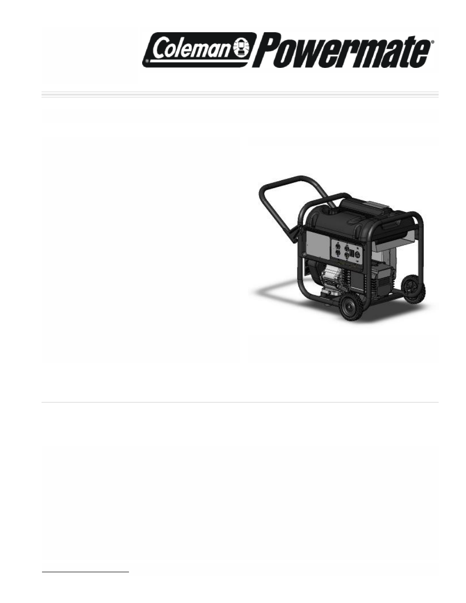 Powermate PC0435003 User Manual | 12 pages