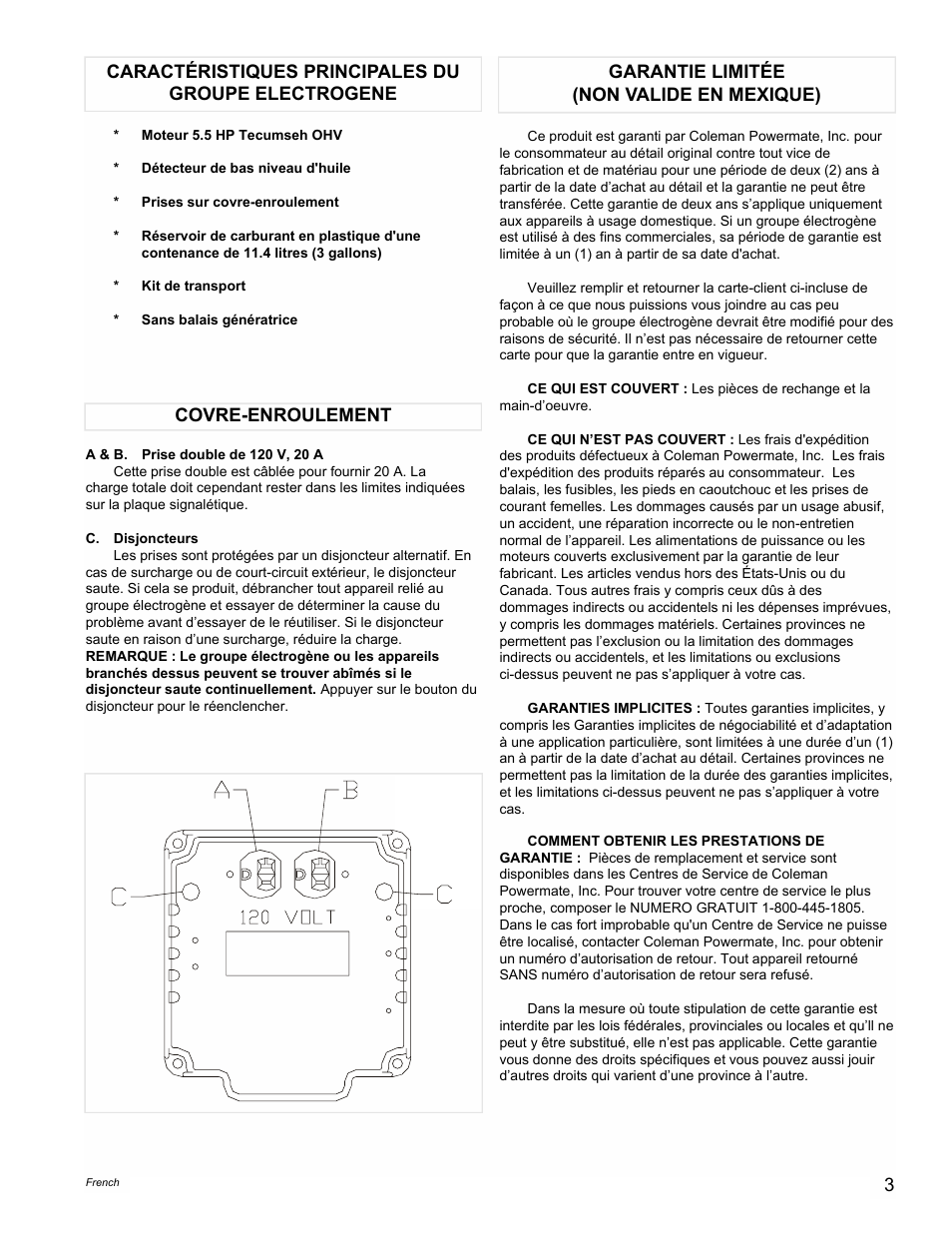 Powermate PC0523202 User Manual | Page 3 / 8