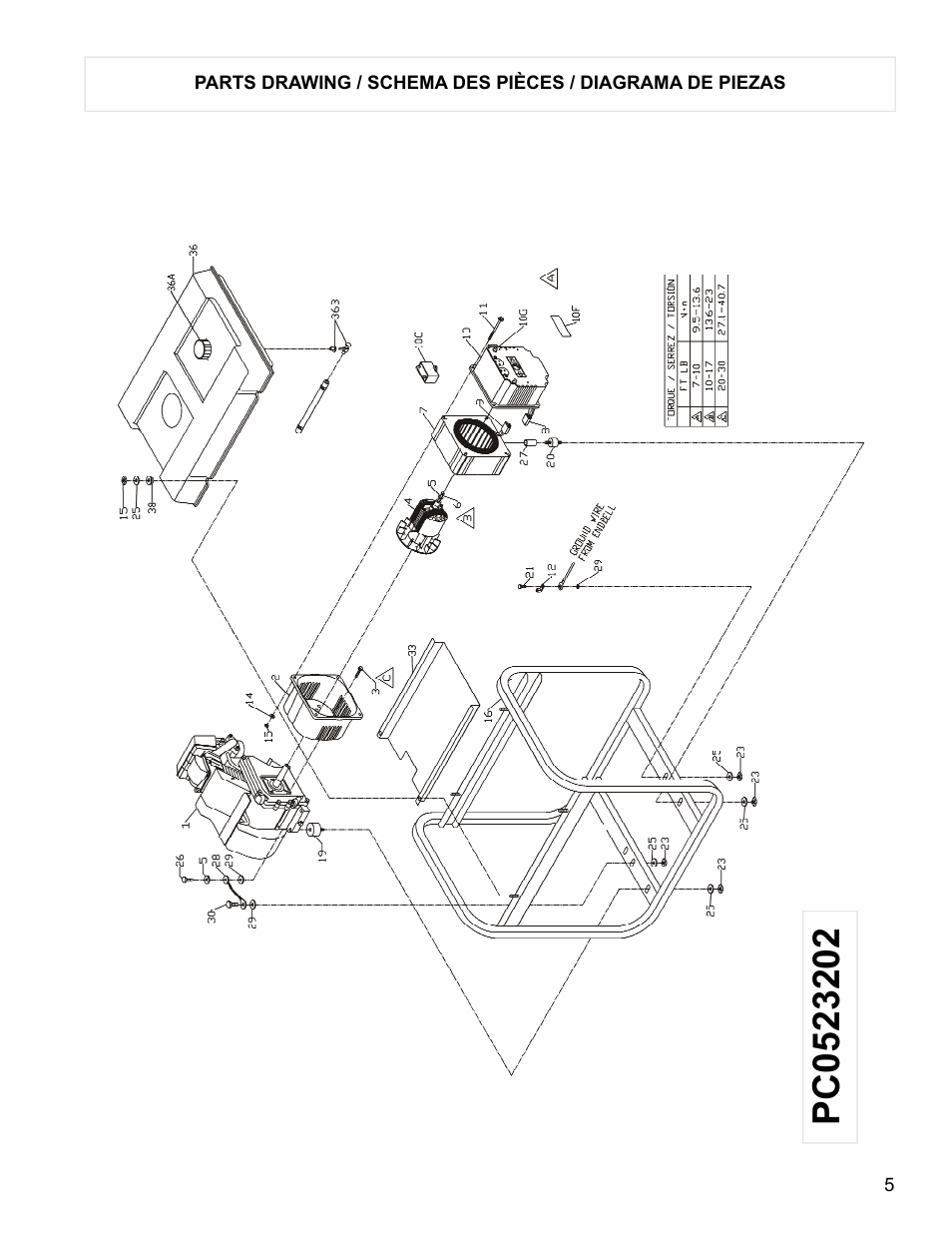 Powermate PC0523202 User Manual | Page 5 / 8