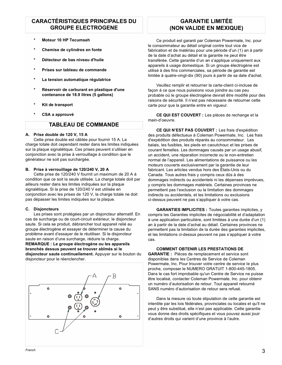 Powermate PC0525303 User Manual | Page 3 / 8