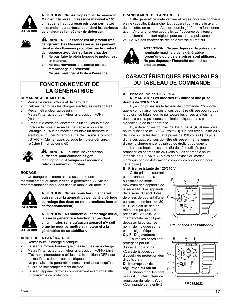 Powermate PM0558023.01 User Manual | Page 17 / 42