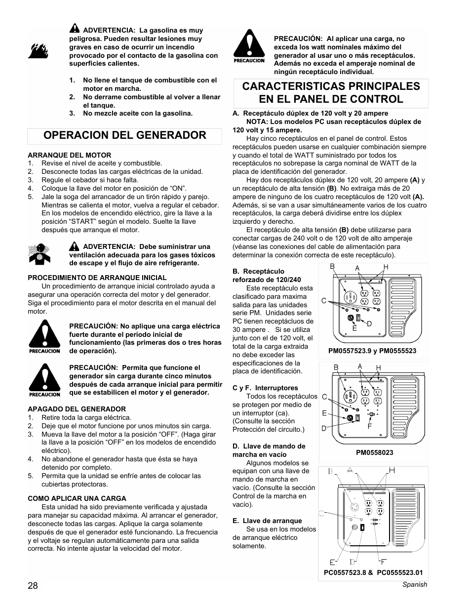 Powermate PM0558023.01 User Manual | Page 28 / 42