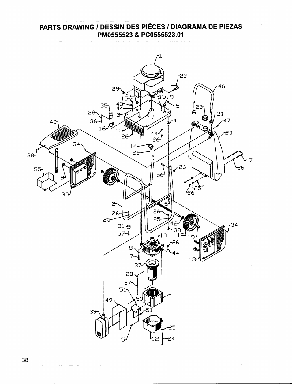 Powermate PM0558023.01 User Manual | Page 38 / 42