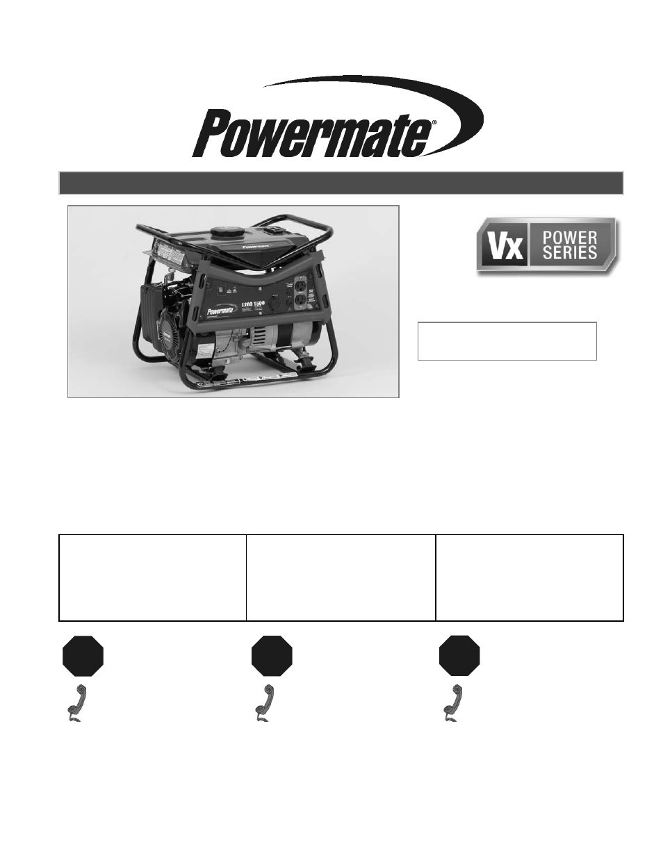 Powermate PM0101207 User Manual | 36 pages