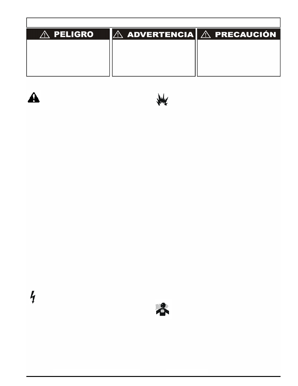 Reglas de seguridad y de funcionamiento | Powermate PM0101207.01 User Manual | Page 25 / 40