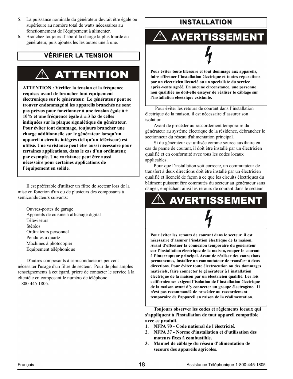Installation | Powermate PM0103008.01 User Manual | Page 18 / 44