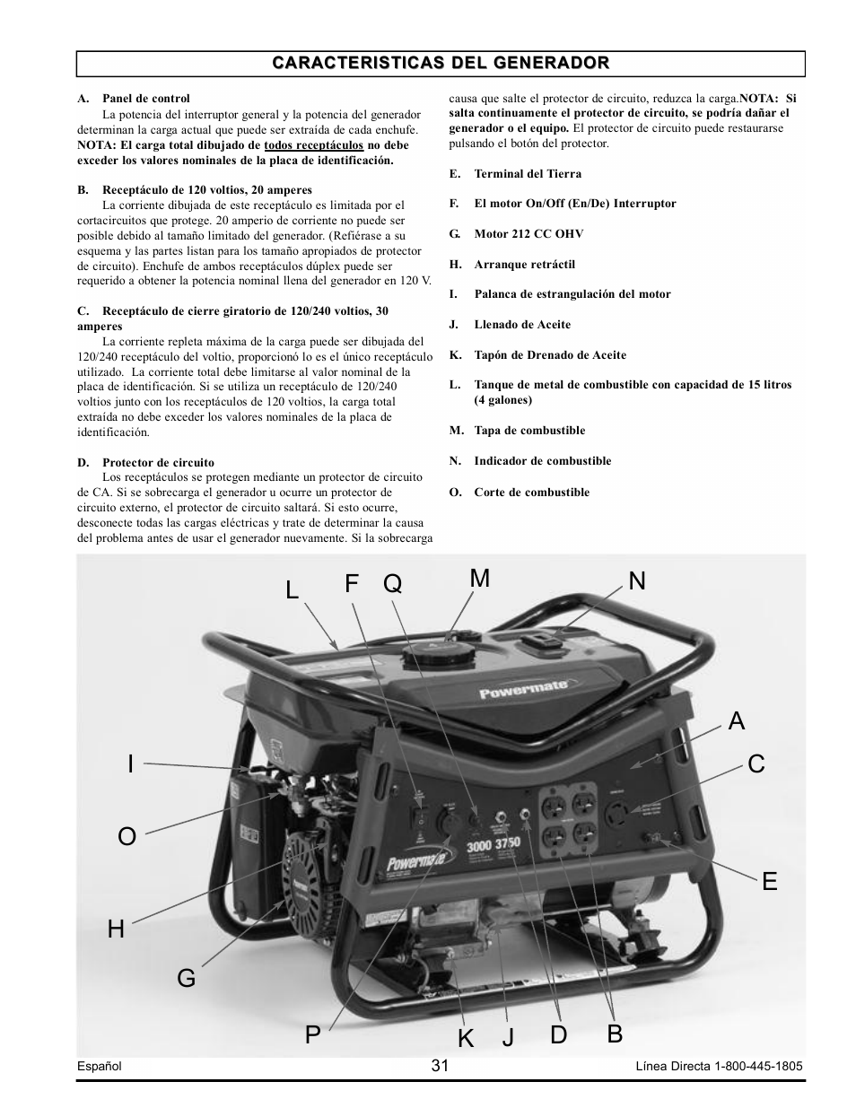 Powermate PM0103008.01 User Manual | Page 31 / 44