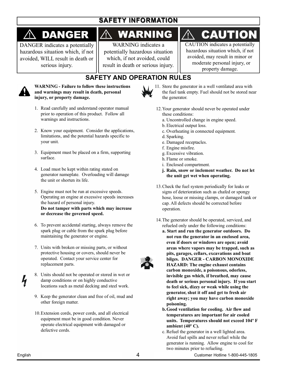 Powermate PM0103008.01 User Manual | Page 4 / 44