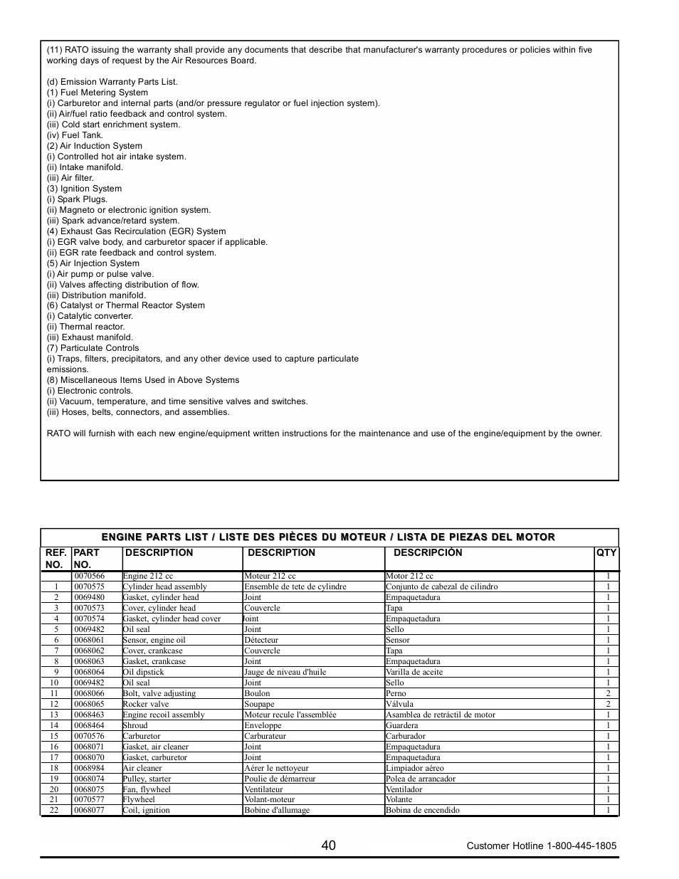 Powermate PM0103008.01 User Manual | Page 40 / 44