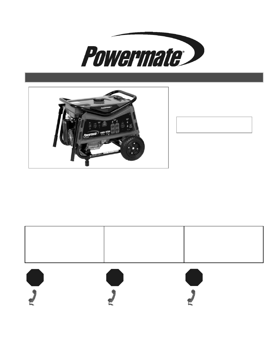 Powermate PM0105007 User Manual | 44 pages