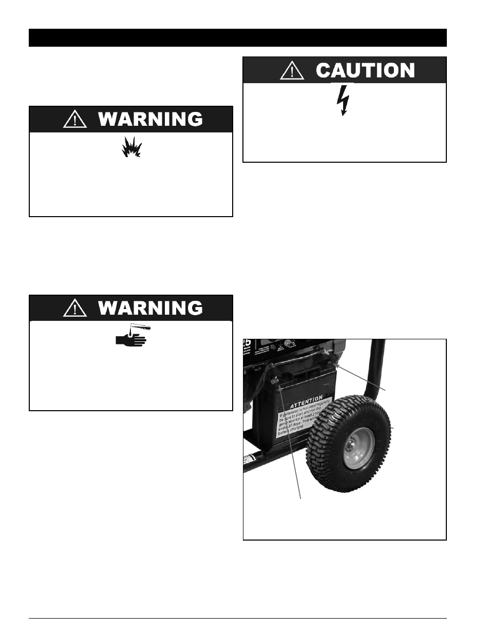 Electric start | Powermate PM0106500.02 User Manual | Page 10 / 48