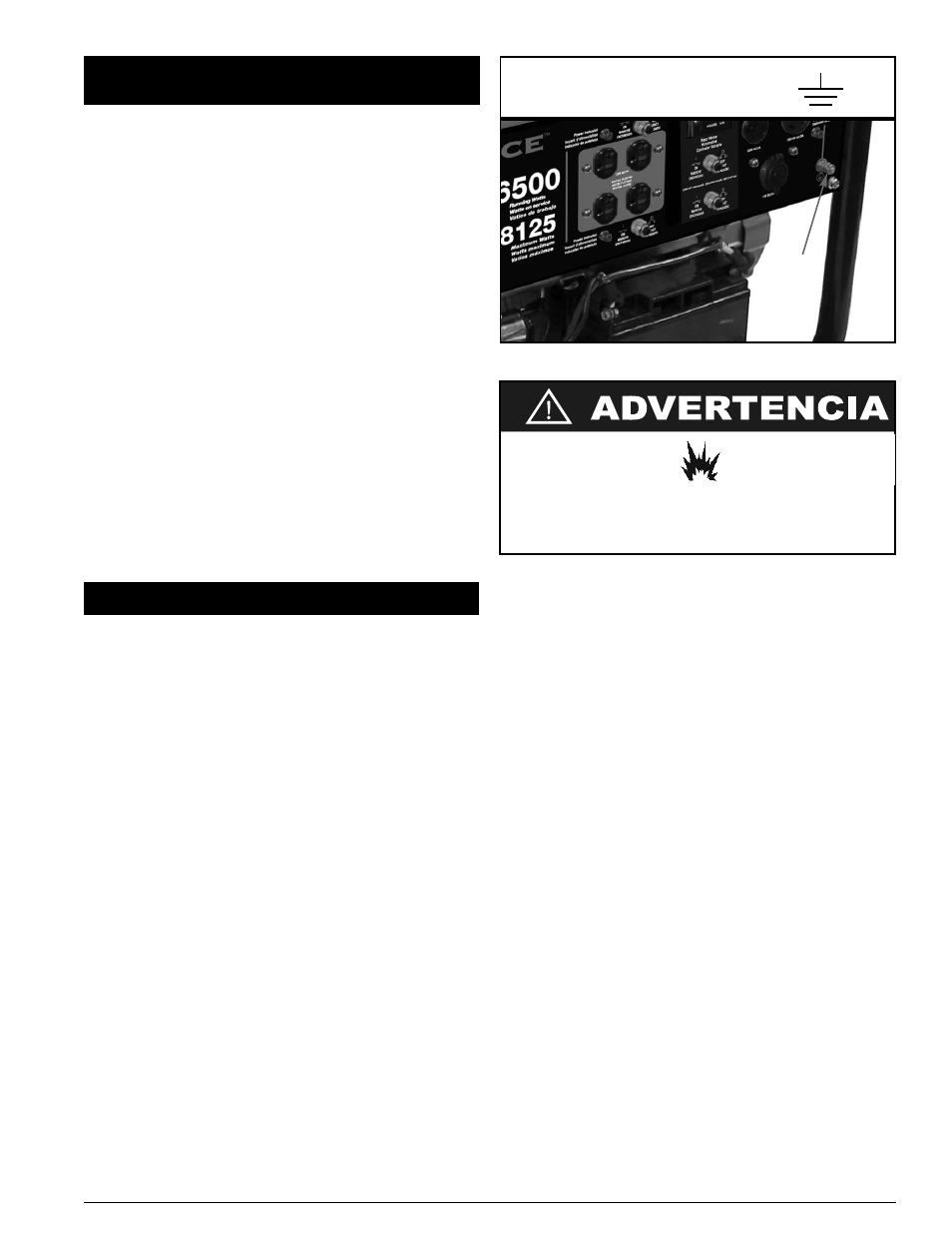 Antes de la operacion | Powermate PM0106500.02 User Manual | Page 33 / 48
