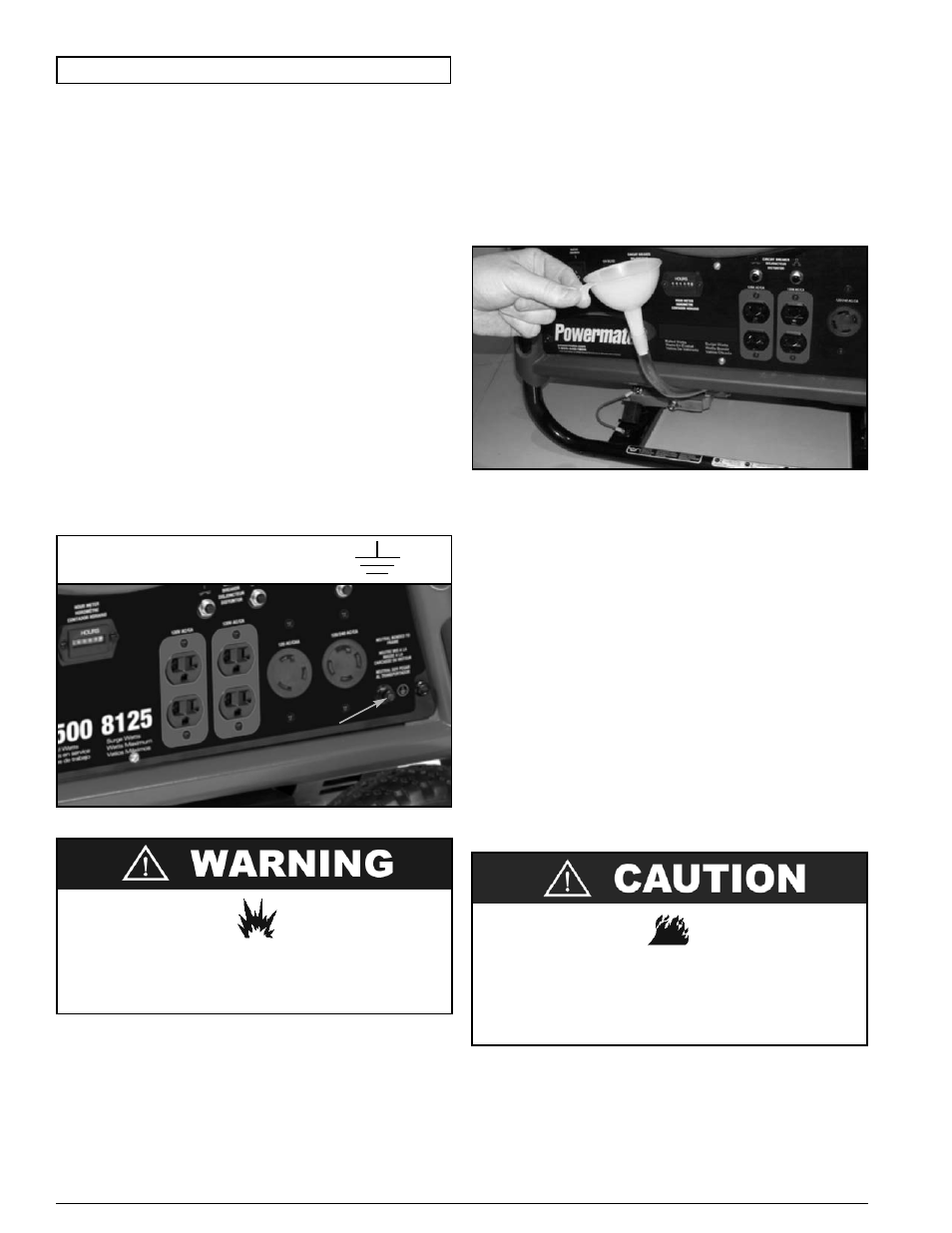 Before opera, Before opera tion tion | Powermate PM0106507 User Manual | Page 6 / 48