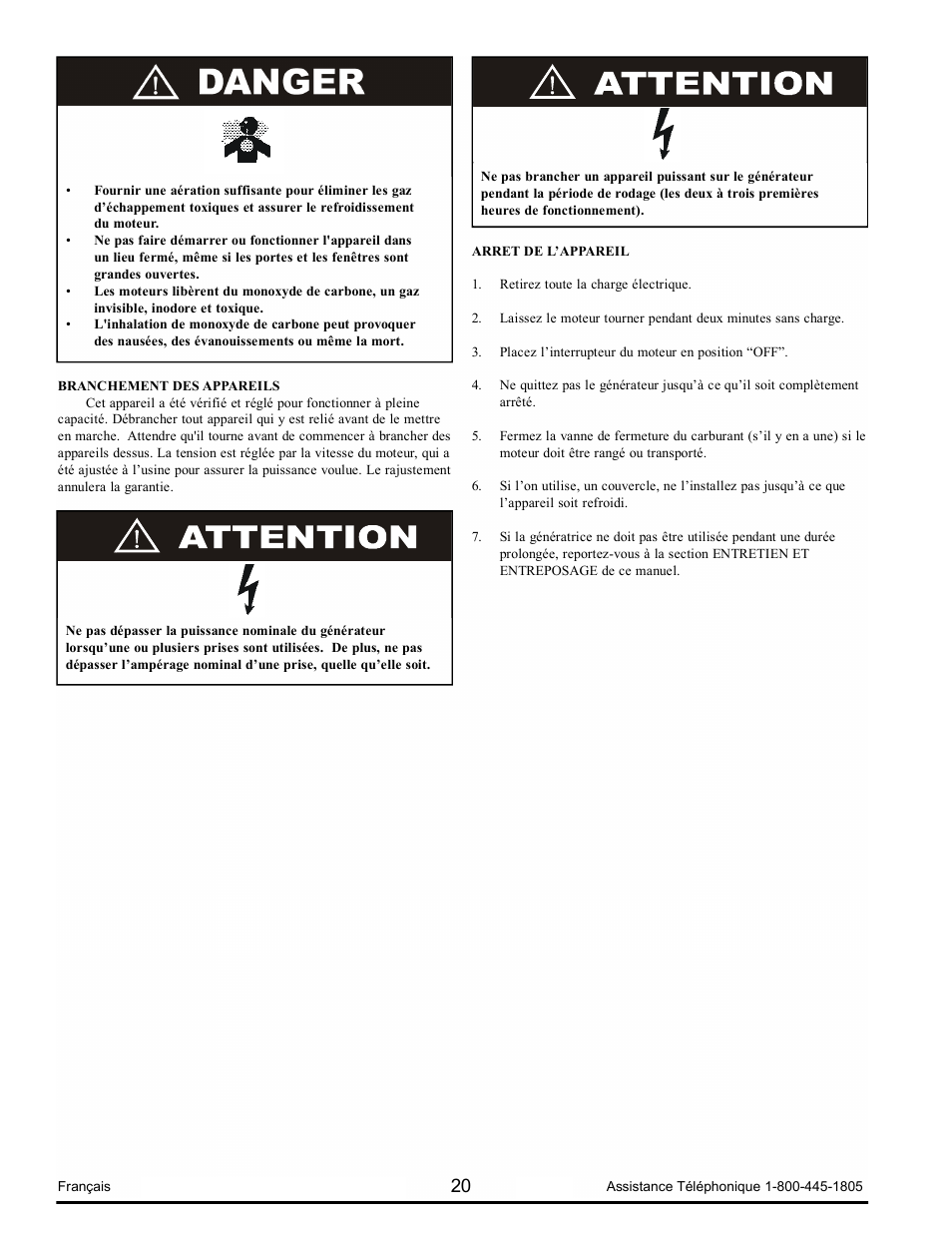 Powermate PM0123250.03 User Manual | Page 20 / 40