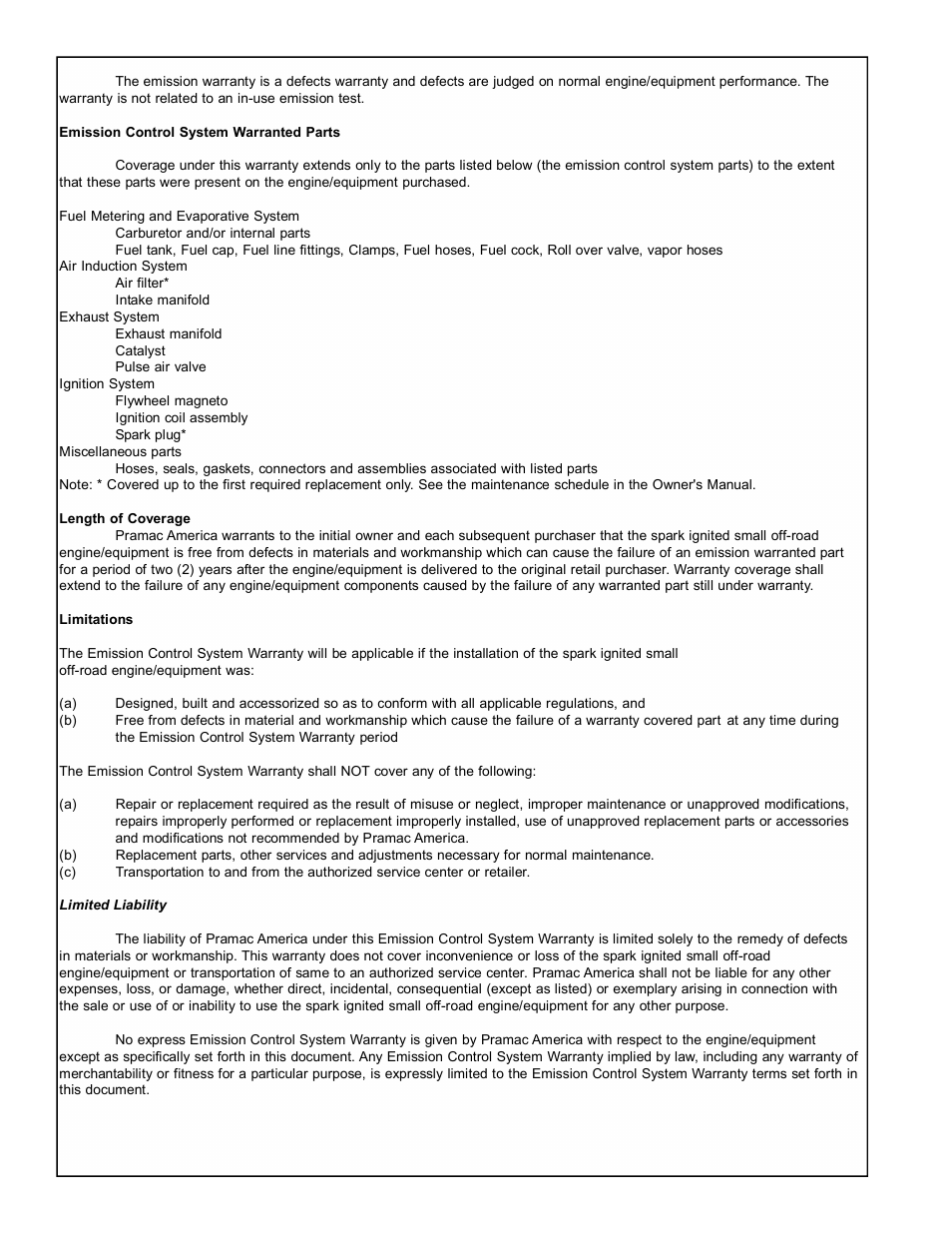 Powermate PM0123250.03 User Manual | Page 40 / 40