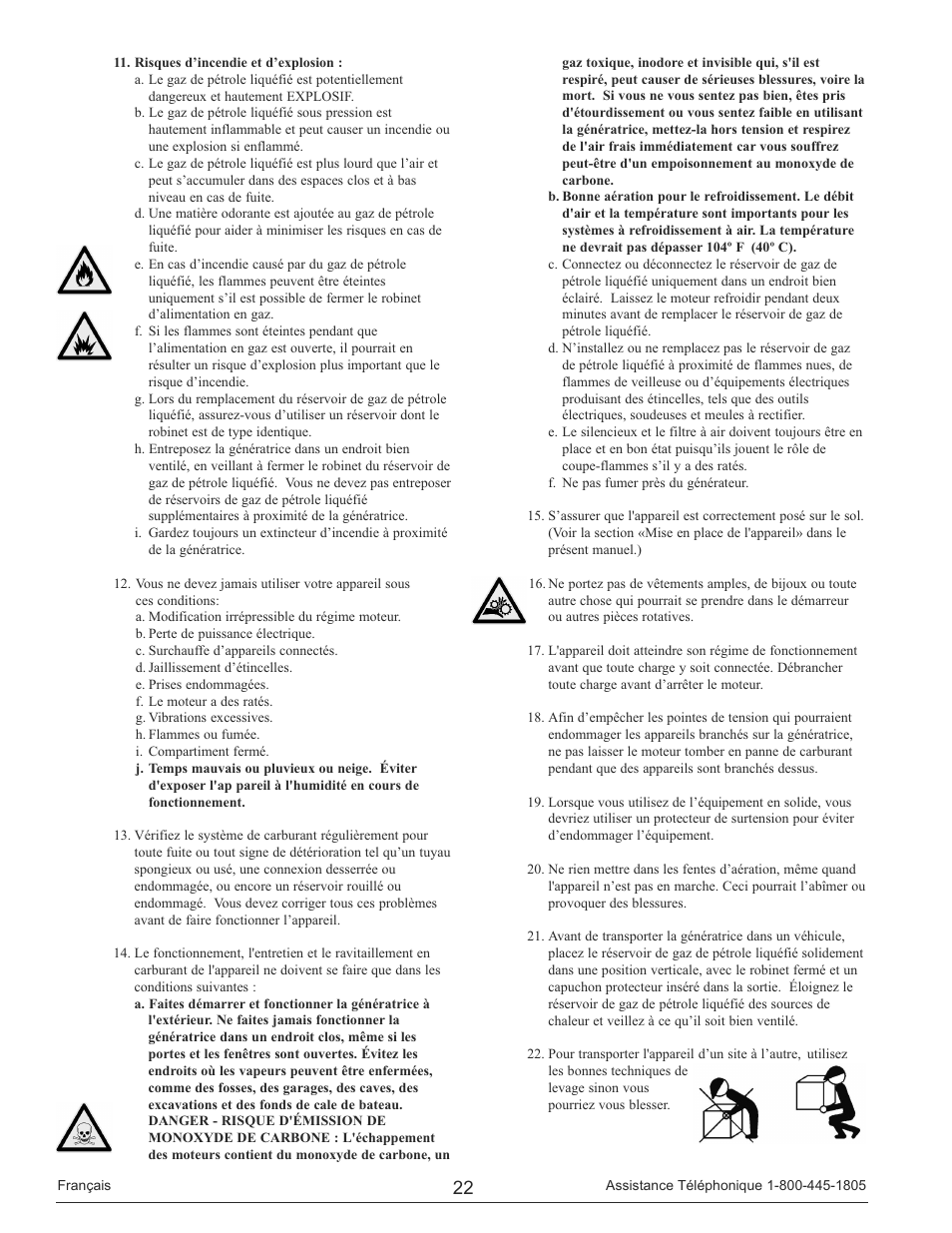 Powermate PM0133250 User Manual | Page 22 / 64