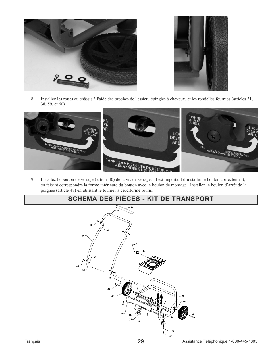 Schema des pièces | Powermate PM0133250 User Manual | Page 29 / 64