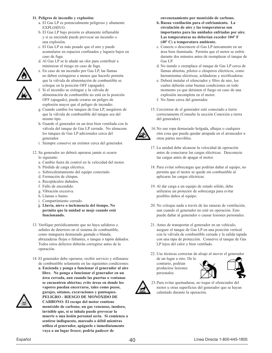 Powermate PM0133250 User Manual | Page 40 / 64