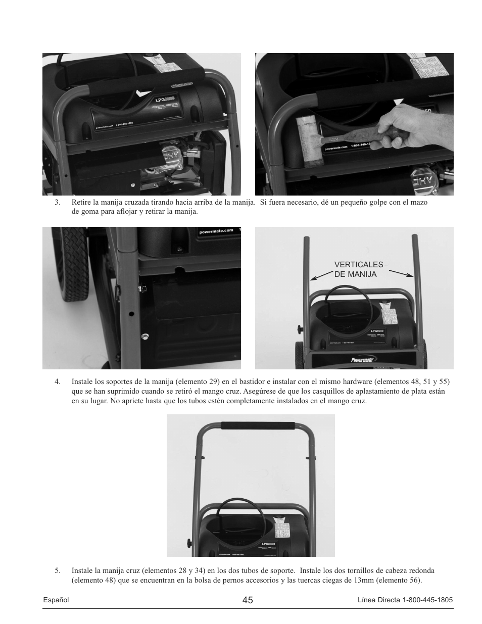 Powermate PM0133250 User Manual | Page 45 / 64
