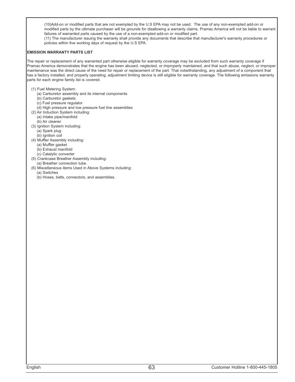 Powermate PM0133250 User Manual | Page 63 / 64
