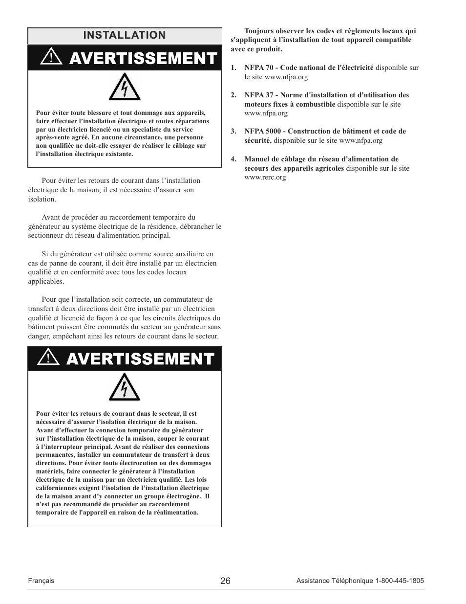 Installation | Powermate PM0135500 User Manual | Page 26 / 72