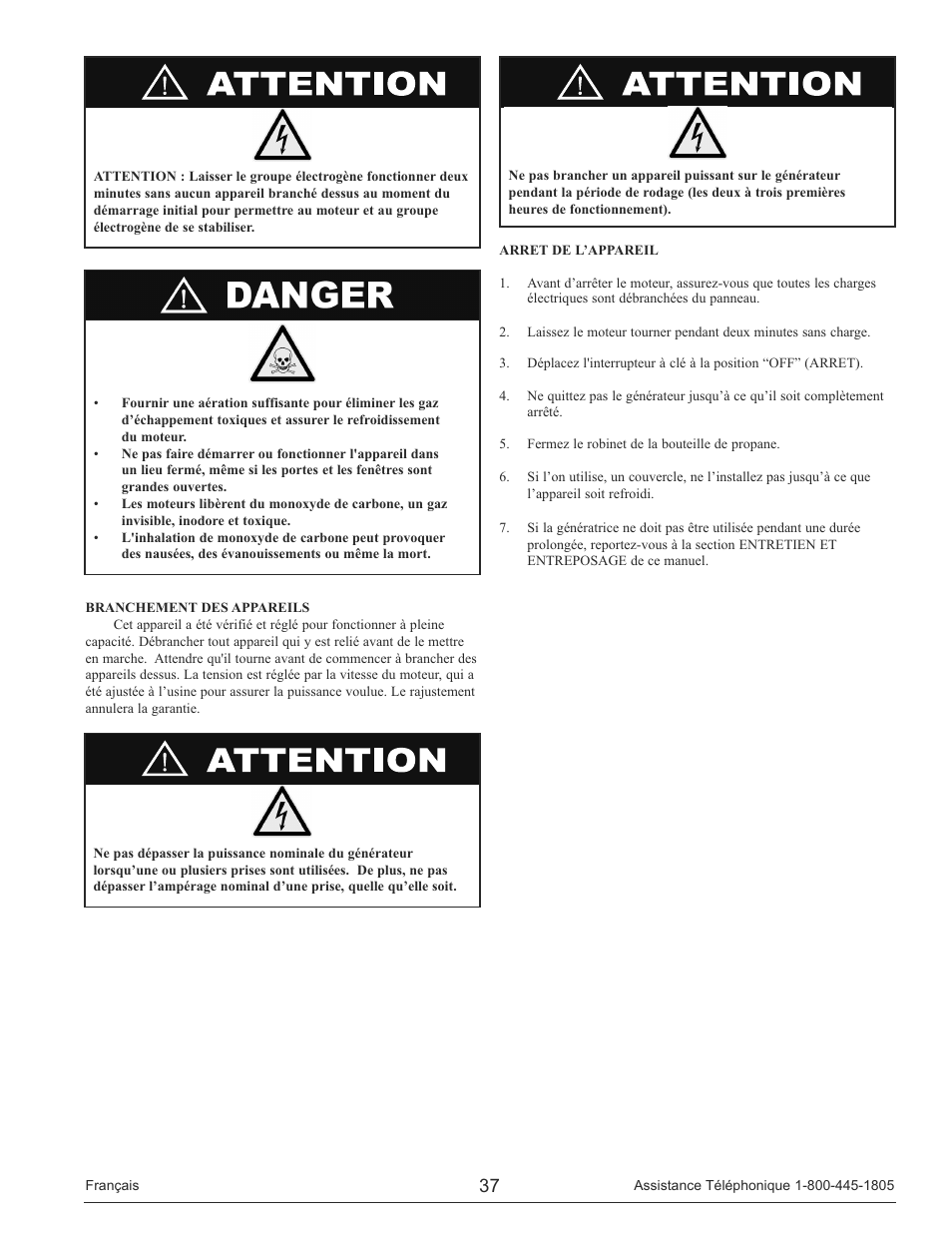 Powermate PM0135500 User Manual | Page 37 / 72