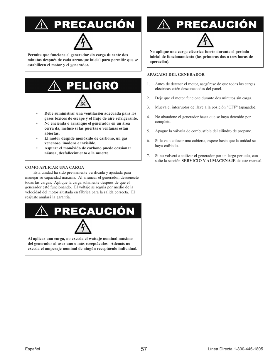 Powermate PM0135500 User Manual | Page 57 / 72