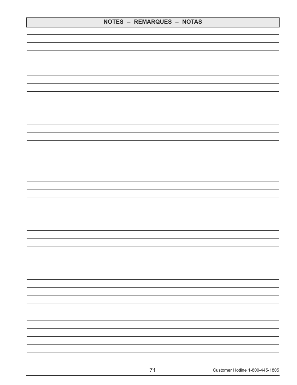 Powermate PM0135500 User Manual | Page 71 / 72