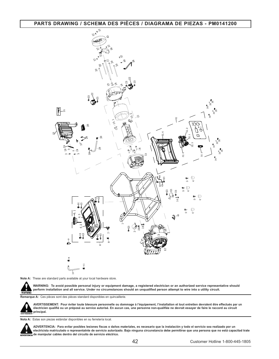 Powermate PM0141200 User Manual | Page 42 / 48