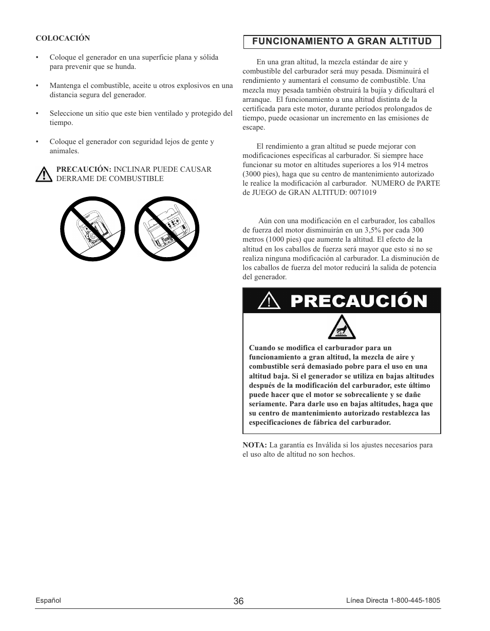 Powermate PM0145500 User Manual | Page 36 / 48