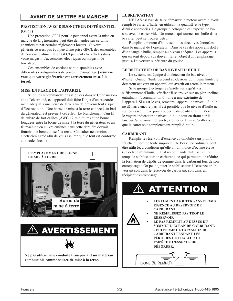Powermate PM0146500.01 User Manual | Page 23 / 52