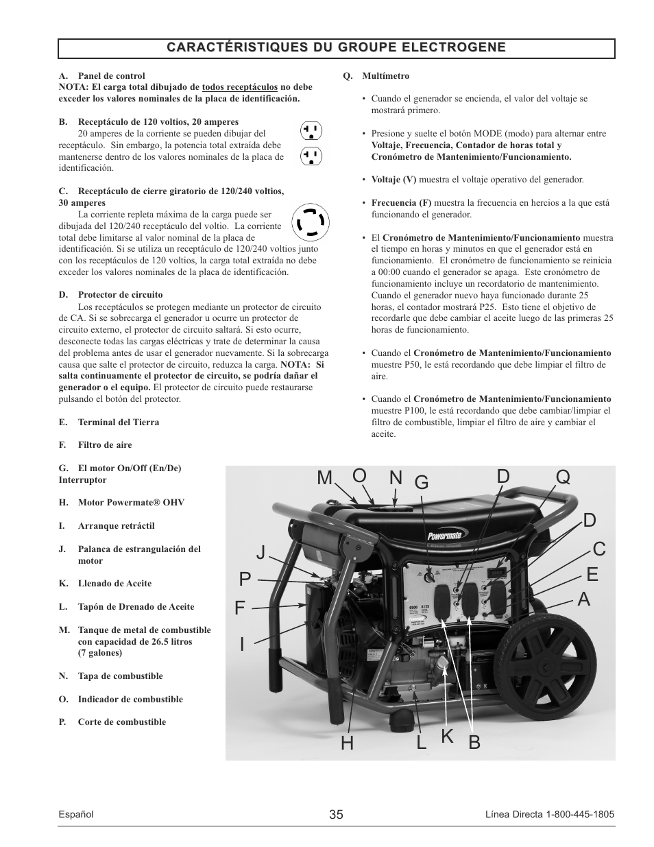 Powermate PM0146500.01 User Manual | Page 35 / 52