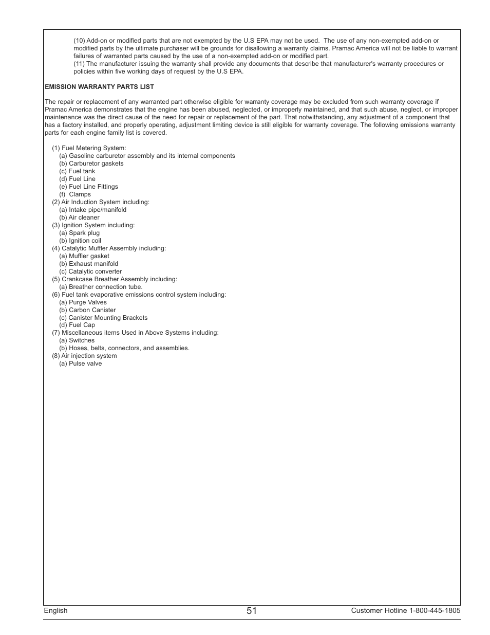 Powermate PM0148000 User Manual | Page 51 / 52