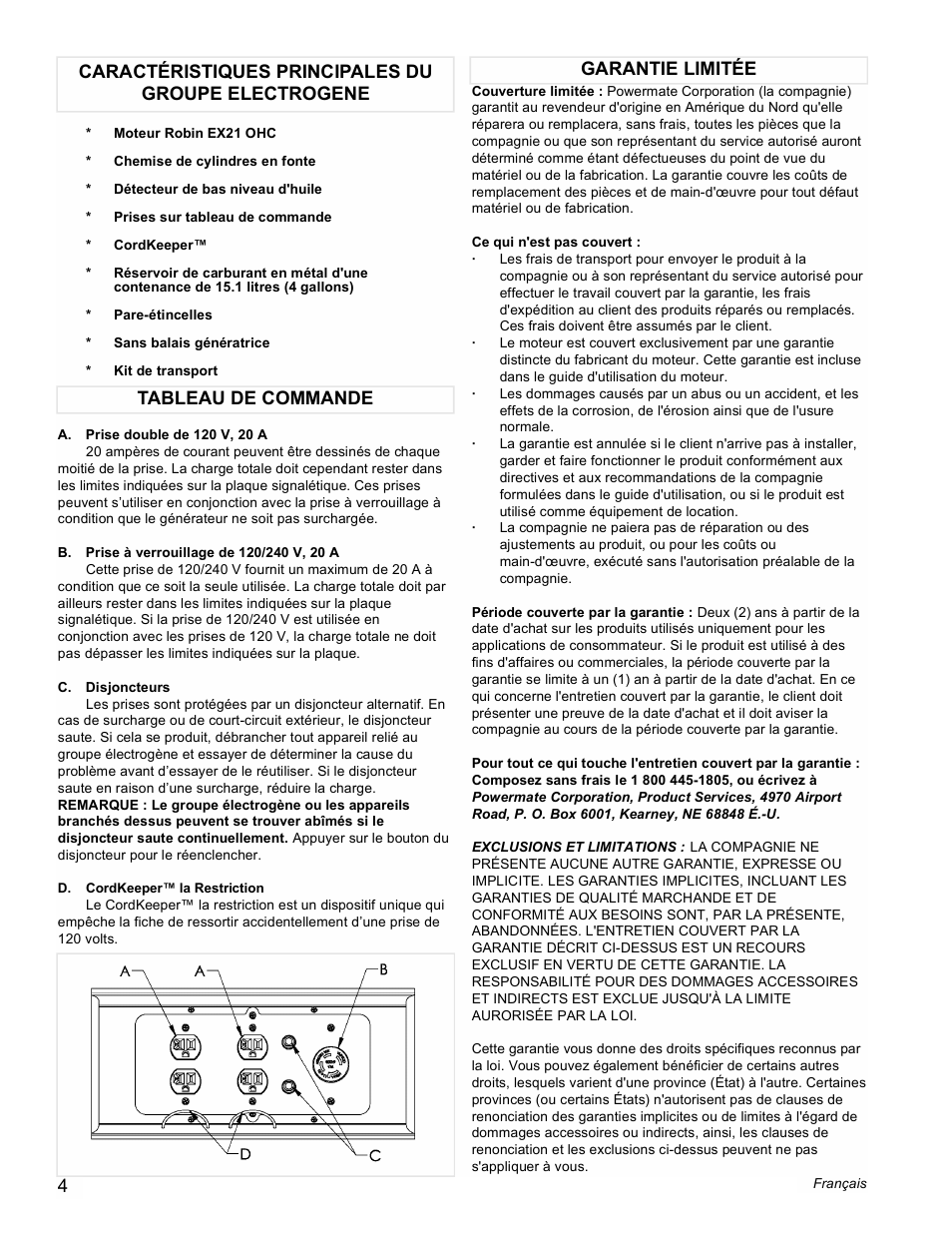 Powermate PM0433500 User Manual | Page 4 / 12