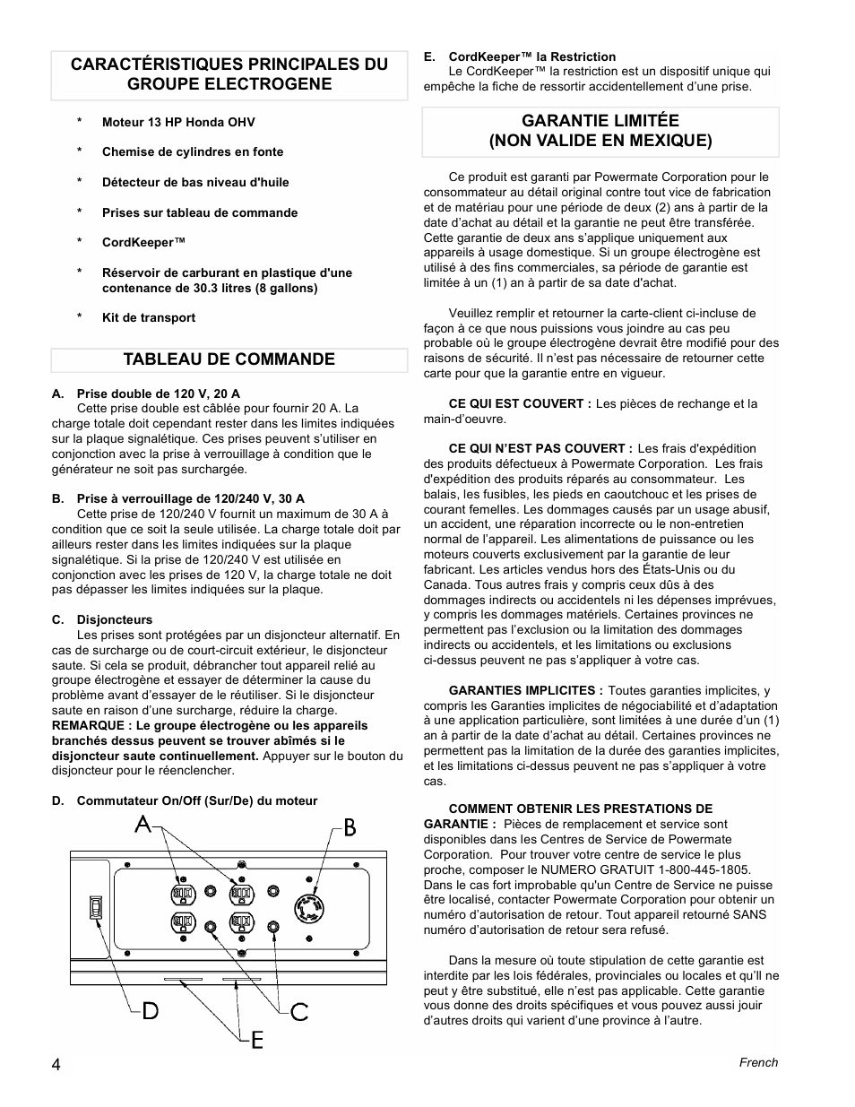 Powermate PM0496500 User Manual | Page 4 / 12