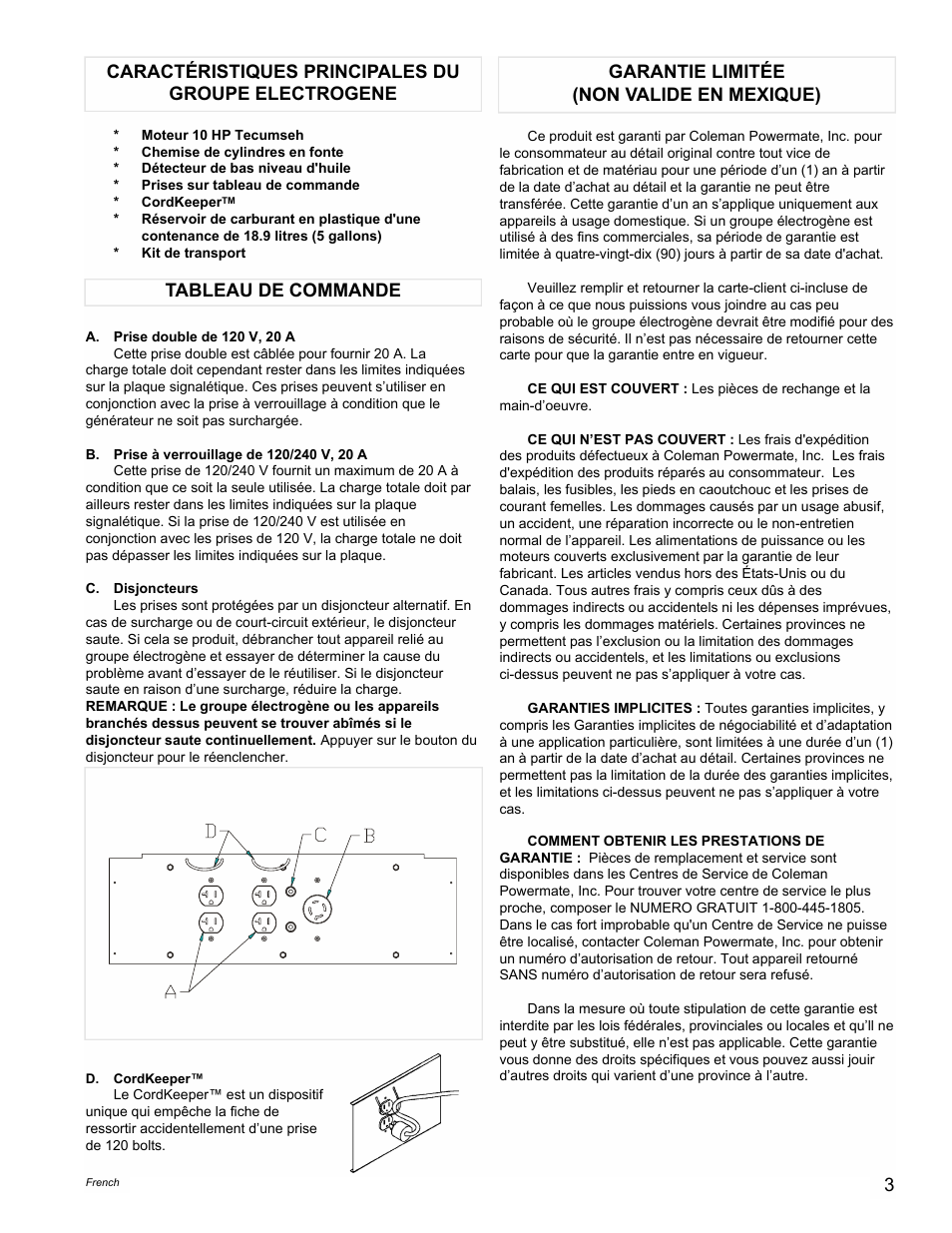 Powermate PM0525312 User Manual | Page 3 / 8